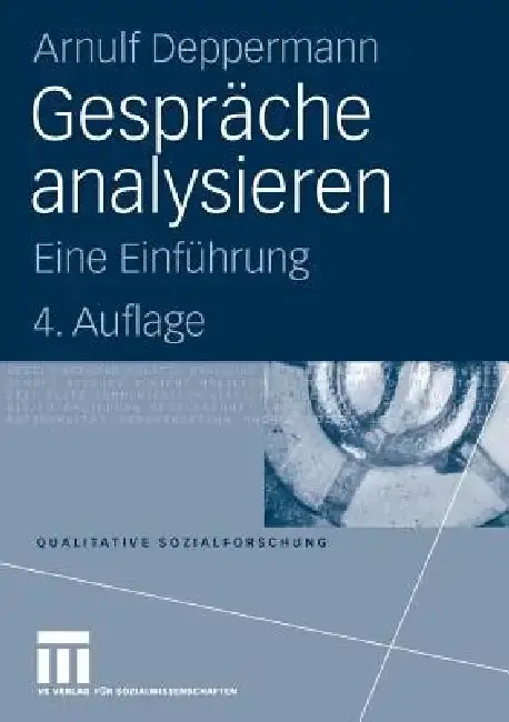 Cover of Gespräche Analysieren