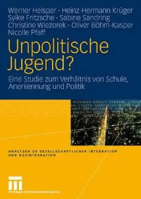 Cover of Unpolitische Jugend?