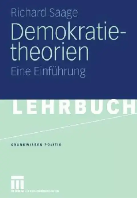 Cover of Demokratietheorien