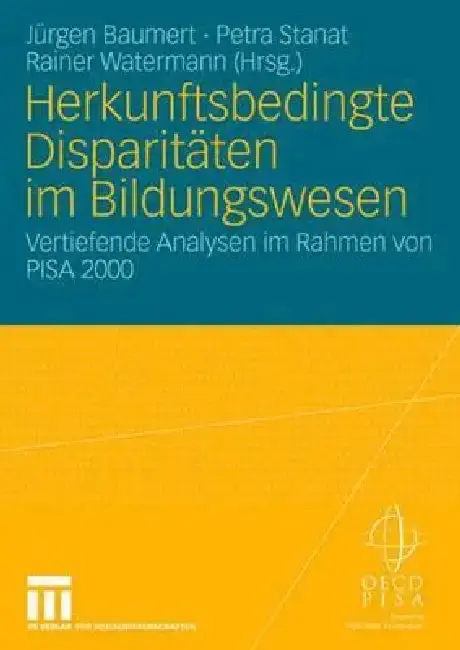 Cover of Herkunftsbedingte Disparitäten Im Bildungswesen