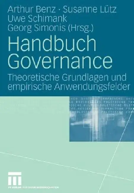 Cover of Handbuch Governance
