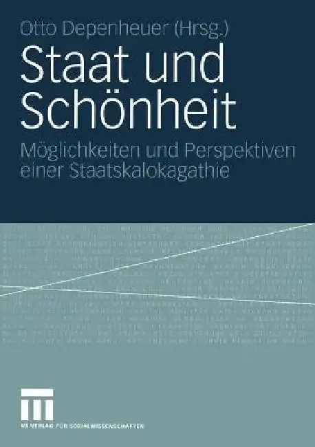Cover of Staat Und Schönheit