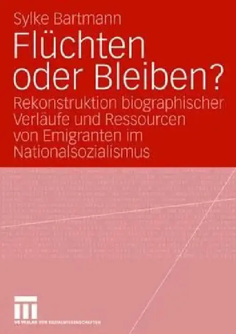 Cover of Flüchten Oder Bleiben?