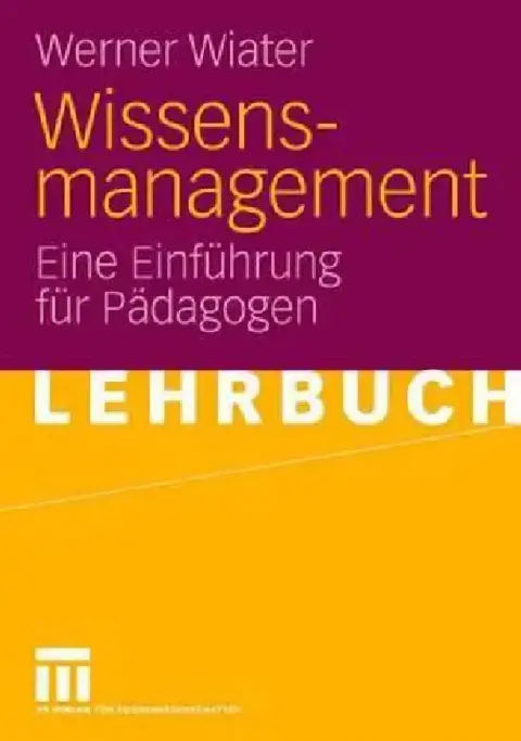 Cover of Wissensmanagement