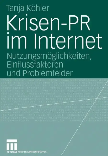 Cover of Krisen-PR Im Internet