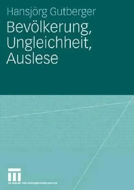 Cover of Bevölkerung, Ungleichheit, Auslese