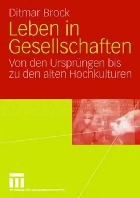 Cover of Leben in Gesellschaften