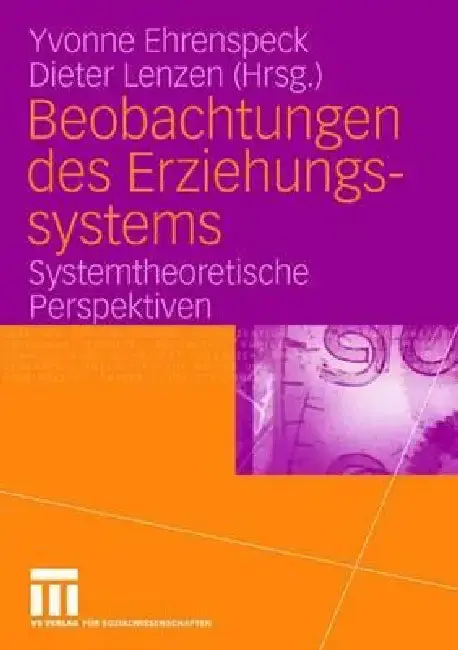 Cover of Beobachtungen Des Erziehungssystems