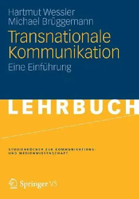 Cover of Transnationale Kommunikation