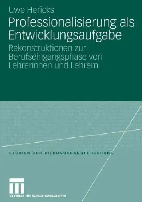 Cover of Professionalisierung ALS Entwicklungsaufgabe