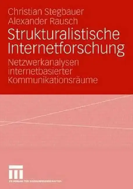 Cover of Strukturalistische Internetforschung