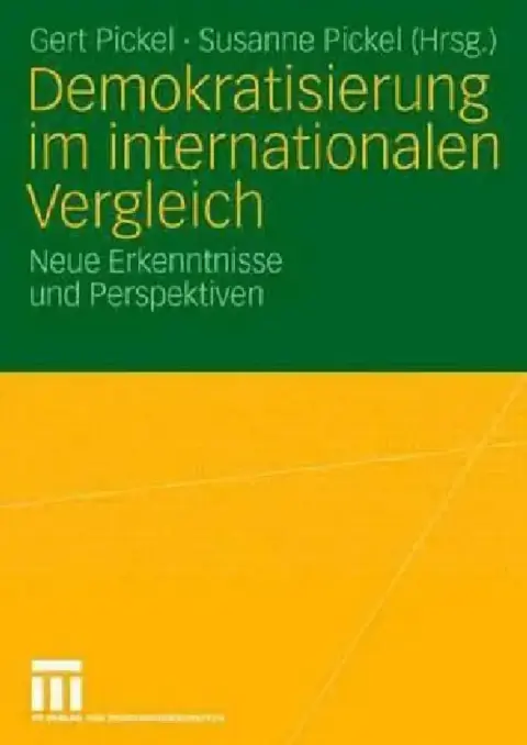 Cover of Demokratisierung Im Internationalen Vergleich