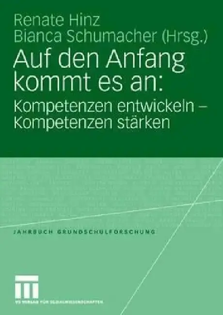 Cover of Auf Den Anfang Kommt Es An