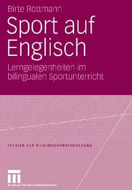 Cover of Sport Auf Englisch