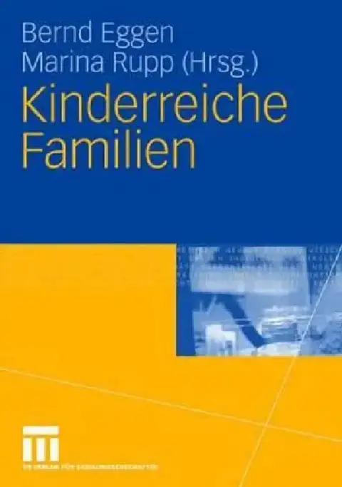 Cover of Kinderreiche Familien