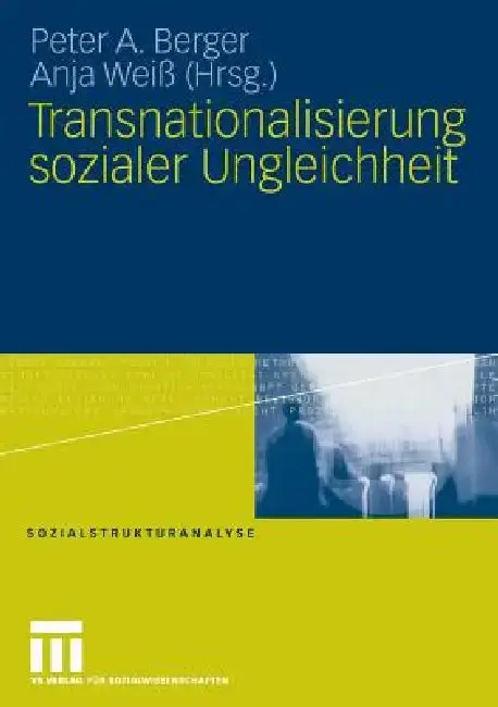 Cover of Transnationalisierung Sozialer Ungleichheit