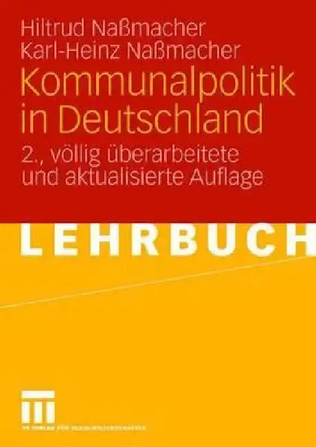Cover of Kommunalpolitik in Deutschland