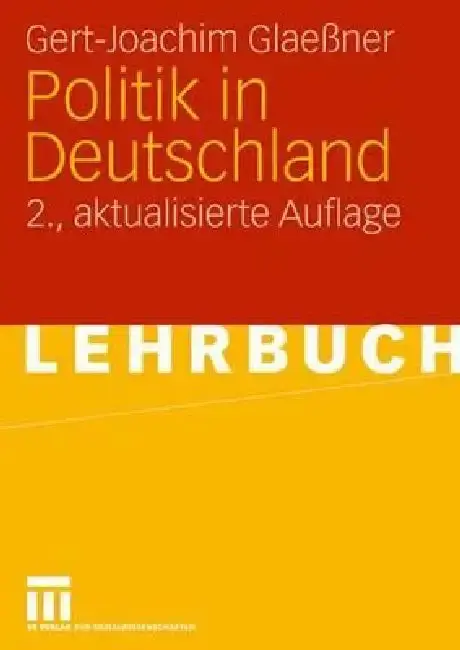 Cover of Politik in Deutschland
