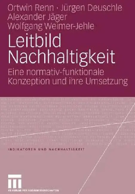 Cover of Leitbild Nachhaltigkeit