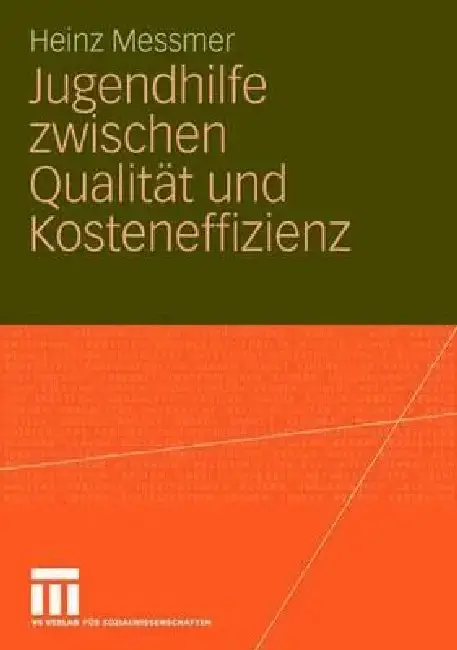 Cover of Jugendhilfe Zwischen Qualität Und Kosteneffizienz