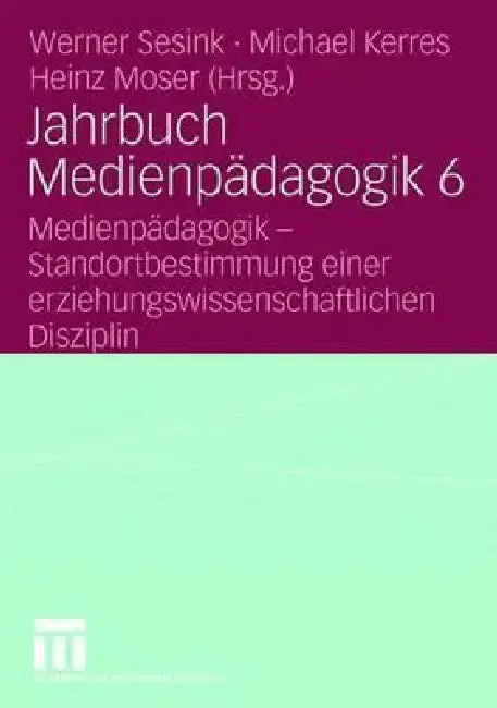 Cover of Jahrbuch Medienpädagogik 6