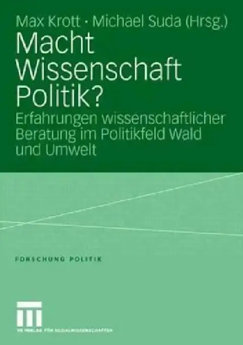 Cover of Macht Wissenschaft Politik?