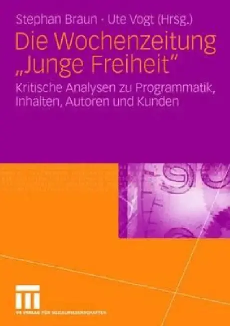 Cover of Die Wochenzeitung Junge Freiheit