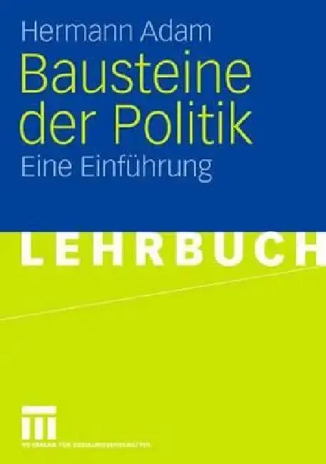 Cover of Bausteine Der Politik