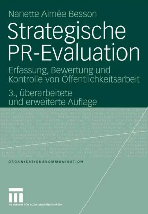 Cover of Strategische Pr-Evaluation