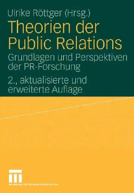 Cover of Theorien Der Public Relations