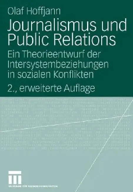 Cover of Journalismus Und Public Relations