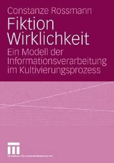 Cover of Fiktion Wirklichkeit