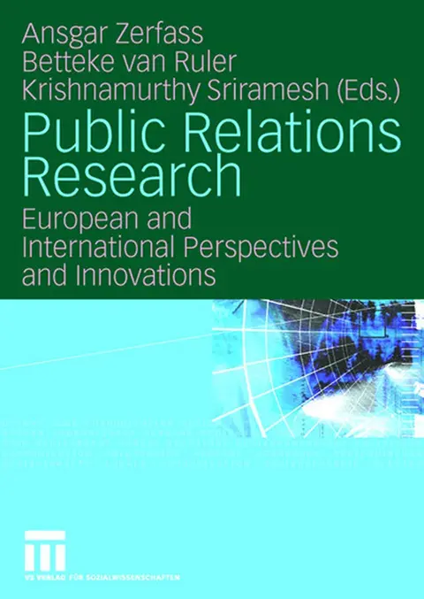 Cover of Public Relations Research