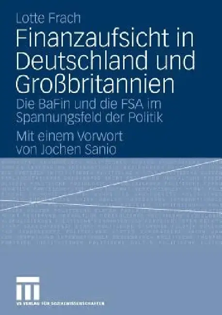Cover of Finanzaufsicht in Deutschland Und Großbritannien