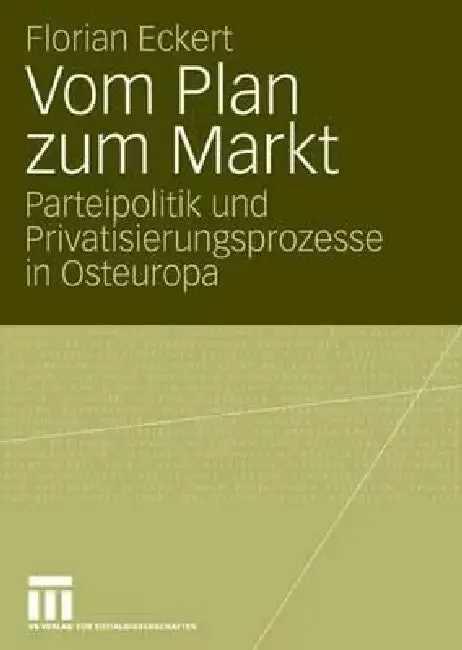 Cover of Vom Plan Zum Markt