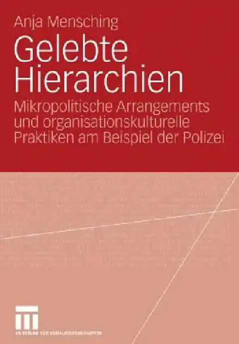 Cover of Gelebte Hierarchien