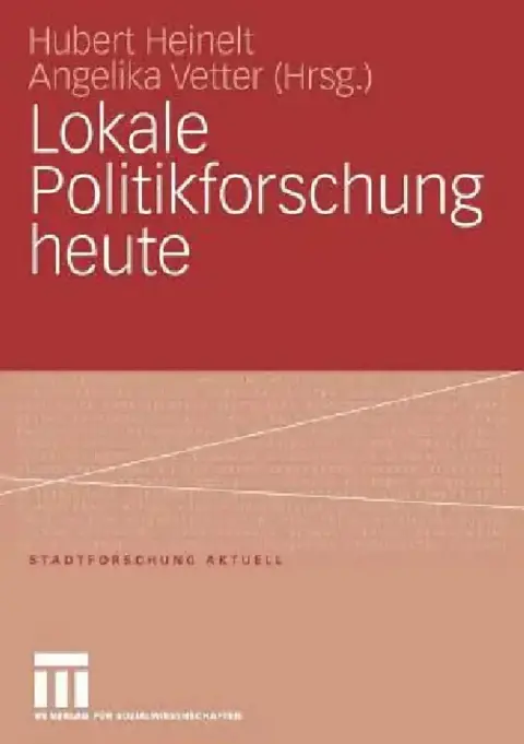Cover of Lokale Politikforschung Heute