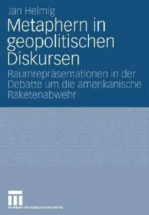 Cover of Metaphern in Geopolitischen Diskursen