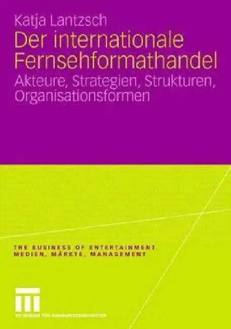 Cover of Der Internationale Fernsehformathandel