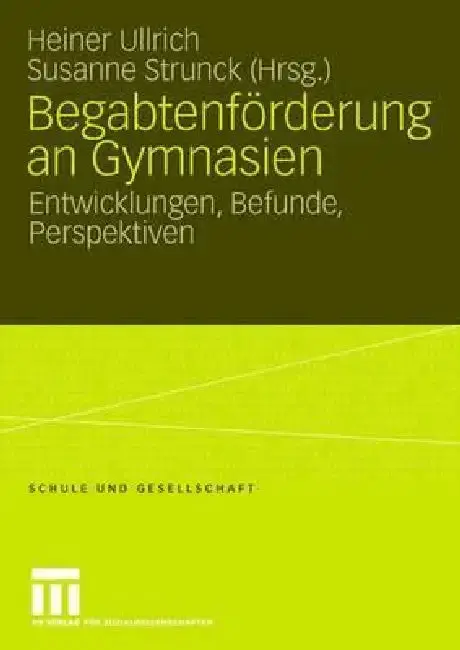 Cover of Begabtenförderung an Gymnasien