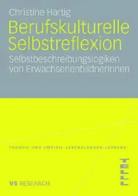 Cover of Berufskulturelle Selbstreflexion