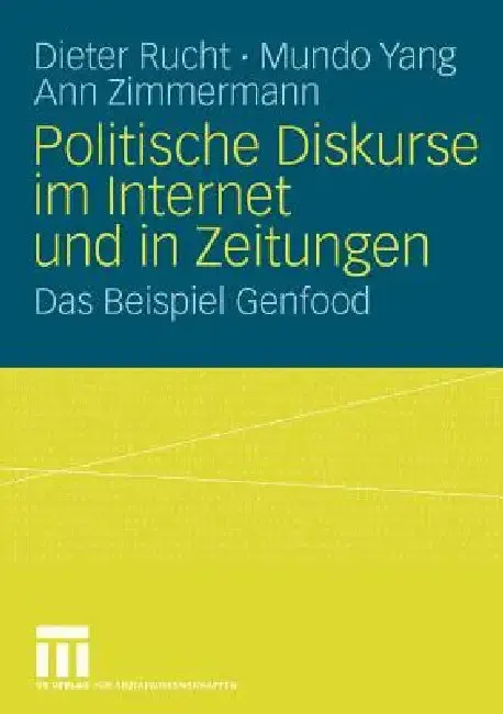 Cover of Politische Diskurse Im Internet Und in Zeitungen