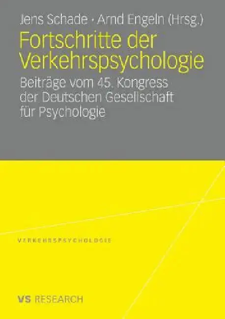 Cover of Fortschritte Der Verkehrspsychologie