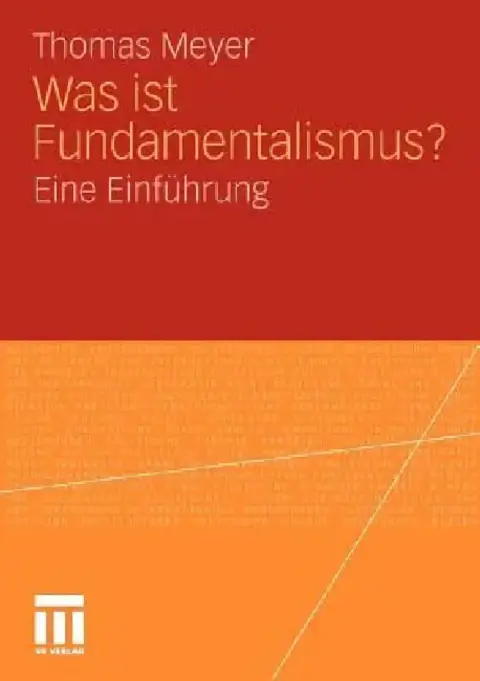 Cover of Was Ist Fundamentalismus?
