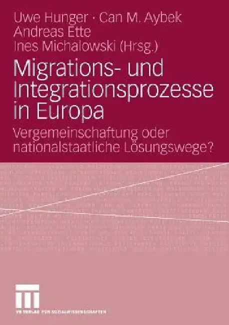 Cover of Migrations- Und Integrationsprozesse in Europa