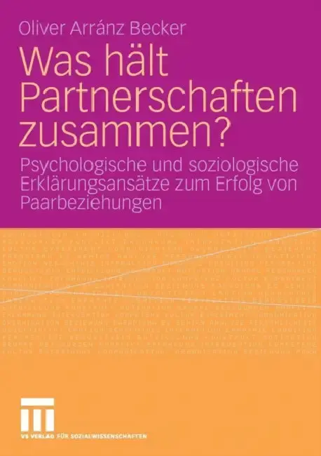 Cover of Was Hält Partnerschaften Zusammen?