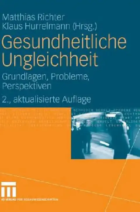 Cover of Gesundheitliche Ungleichheit