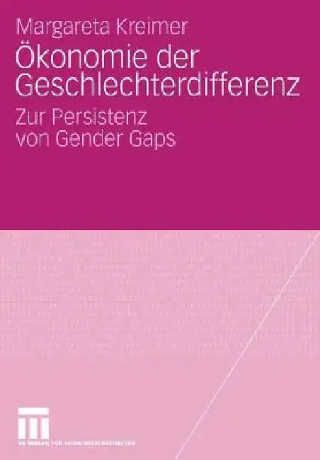 Cover of Ökonomie Der Geschlechterdifferenz