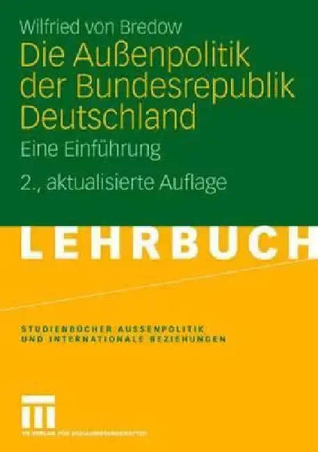 Cover of Die Außenpolitik Der Bundesrepublik Deutschland