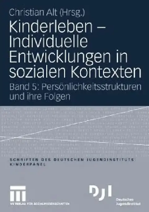 Cover of Kinderleben - Individuelle Entwicklungen in Sozialen Kontexten